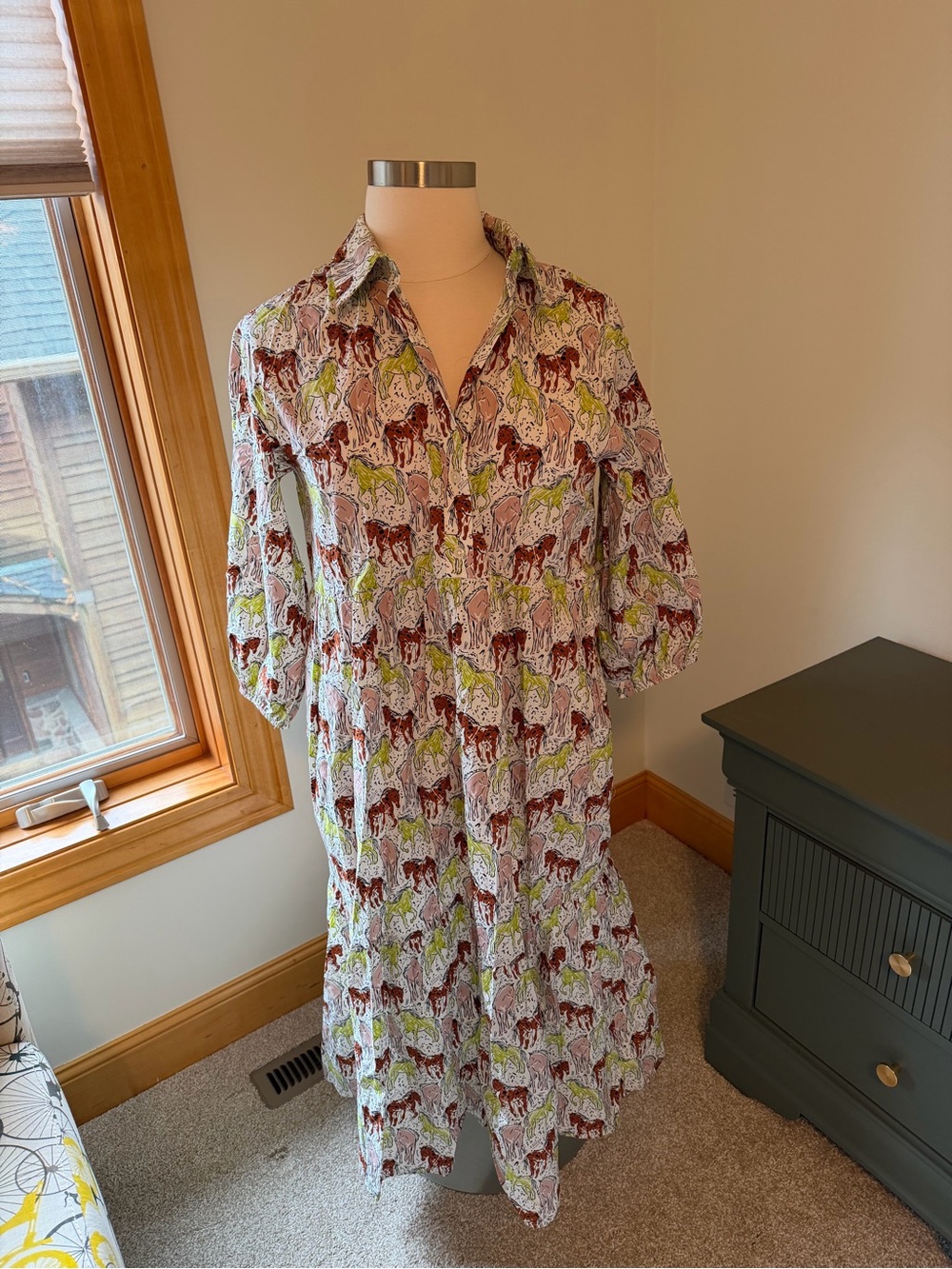 Maeve Maxi Shirt Dress